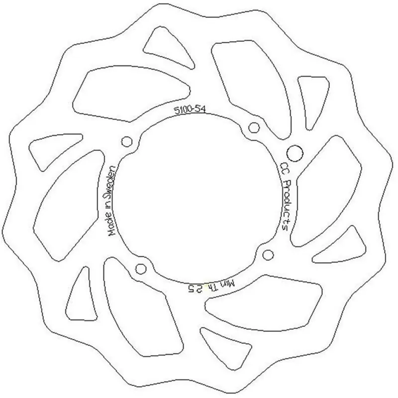 Finale Aktion Bremsscheibe vorn KTM SX 85 13-16 / Husqvarna TC 85 14-16 240mm