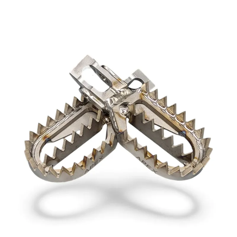 Billig Raptor Titanium RX016 Fußrasten | KTM SX/F 16–22 | EXC/F 17–23 | Husqvarna FC/TC 16–22 | GasGas MC/EC 21–