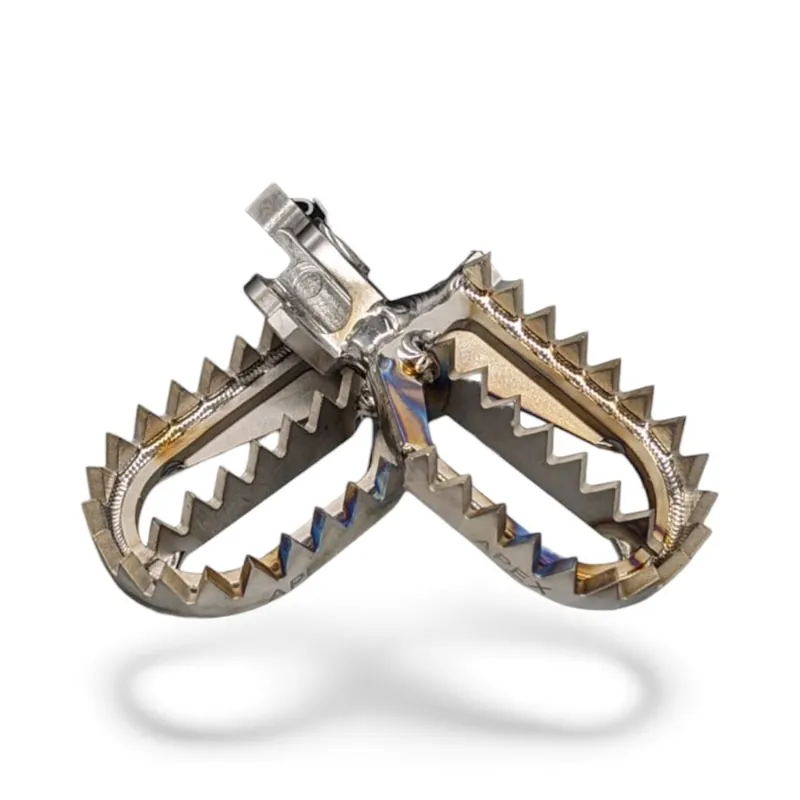 Raptor Titanium RX006 Fußrasten | Kawasaki KX 250F / 450F ab 2006 | Titan 57 mm | Apex MX Footpegs Günstig