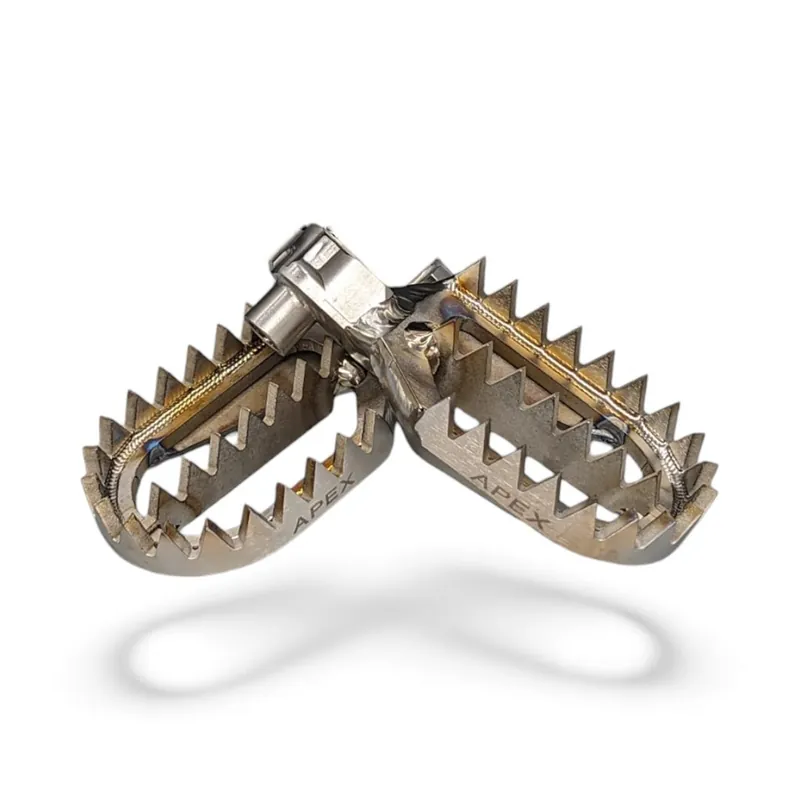 Raptor Titanium MX Fußrasten – Yamaha YZ/WR 125/250/250F/450F (1999–2022) Kostenfreie Lieferung