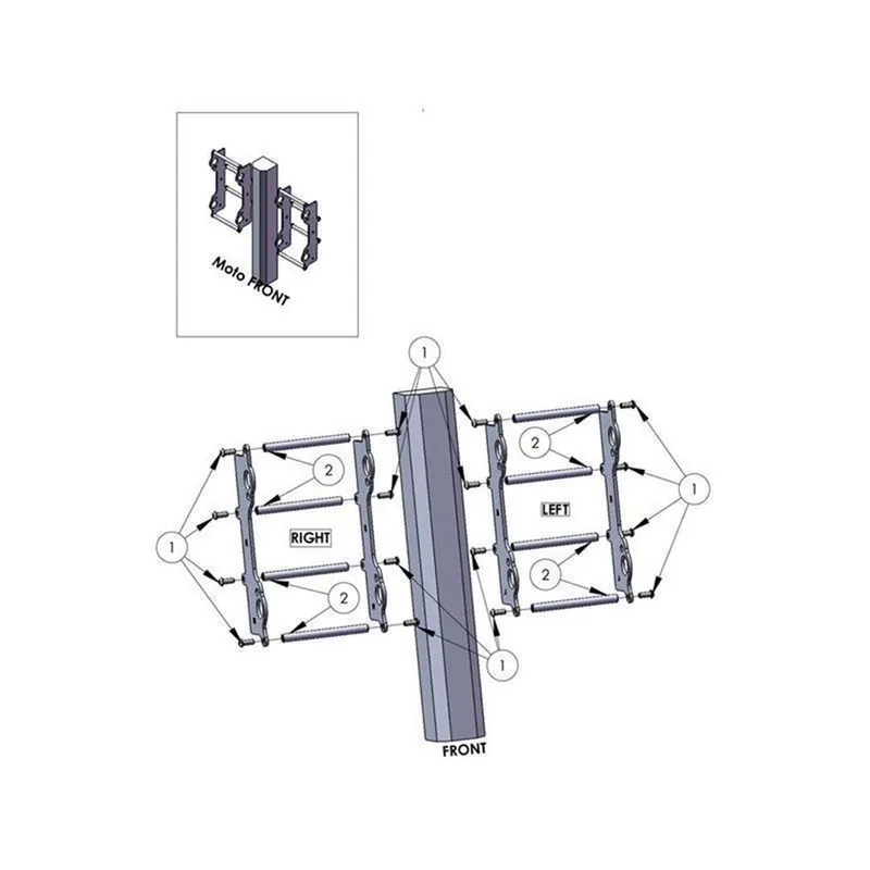 Zertifiziert ZAP Radiator Guard SHERCO SEF 250R/300R 4T 12-14