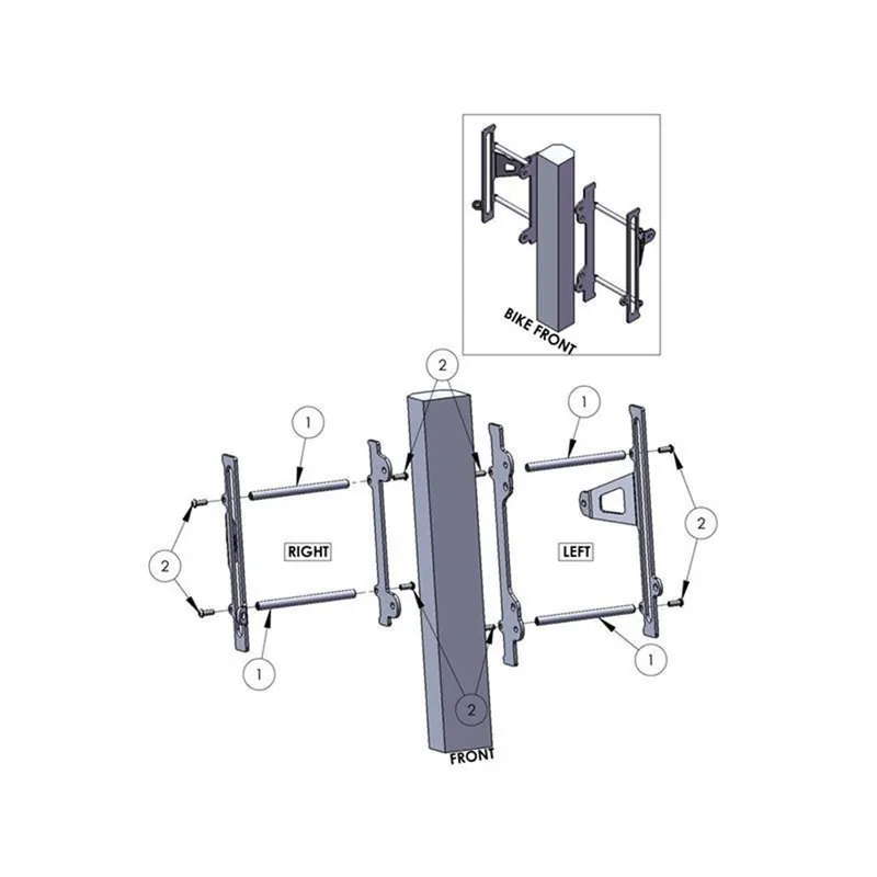 Sofort Bestellen ZAP Radiator Guard KXF250 ’10- 16