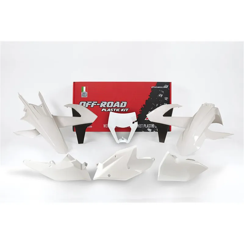 Bestpreis Rtech Plastikkit für KTM EXC 17-19Weiß 6-teilig