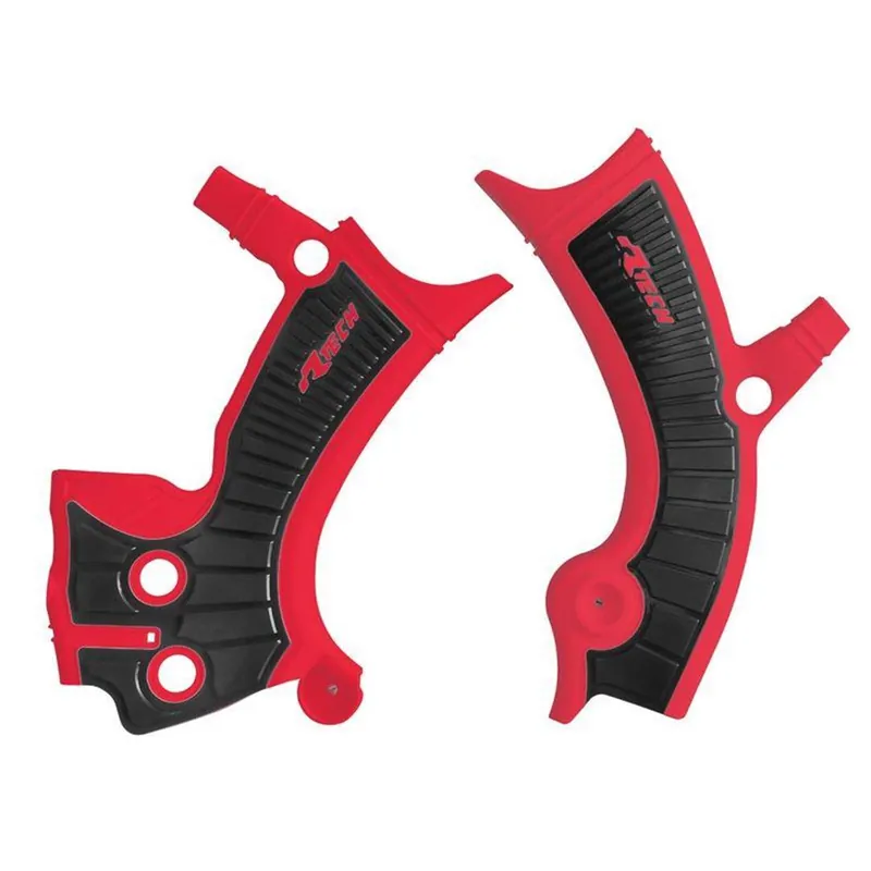 Rtech Grip Rahmenschützer Yamaha/Fantic XXF 450 21-22, 250 21-23, XEF 450 21-23, 250 21-23 Rot/Schwarz Expressversand