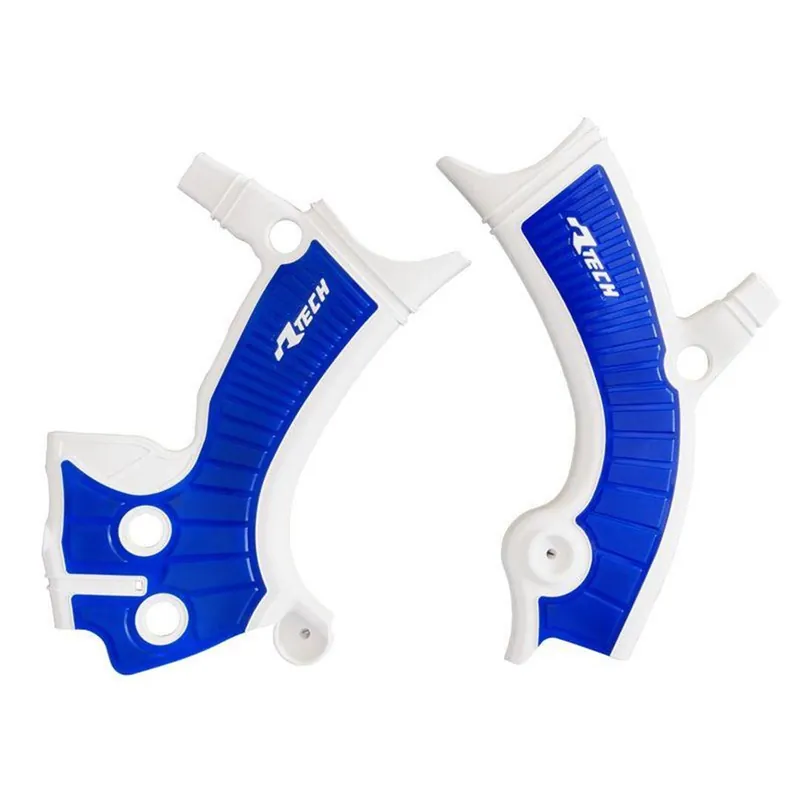 Rtech Grip Rahmenschützer Yamaha YZ 250F 19-23, 450F 18-22 Weiß/Blau Markenware
