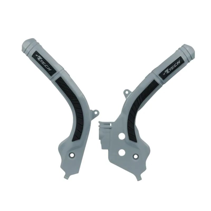 Rtech Grip Rahmenschützer Husqvarna TC FC 16-, FE TE 17- Grau Schwarz Kostenloser Rückversand