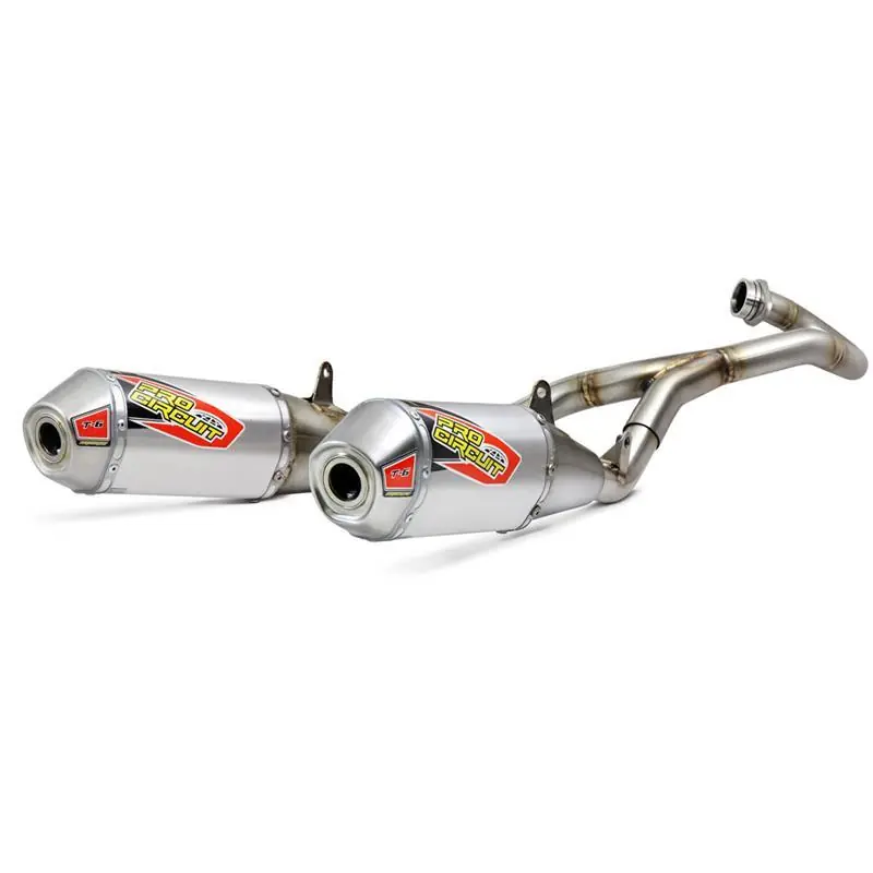 Must-Have Pro Circuit T-6Stainless Steel Dual System Honda CRF 450 17-18 SS/AL
