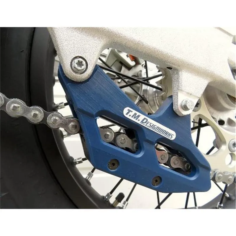 Echt TMD Factory Edition SX Kettenführung KTM 08-, HSQ 14- dunkelblau