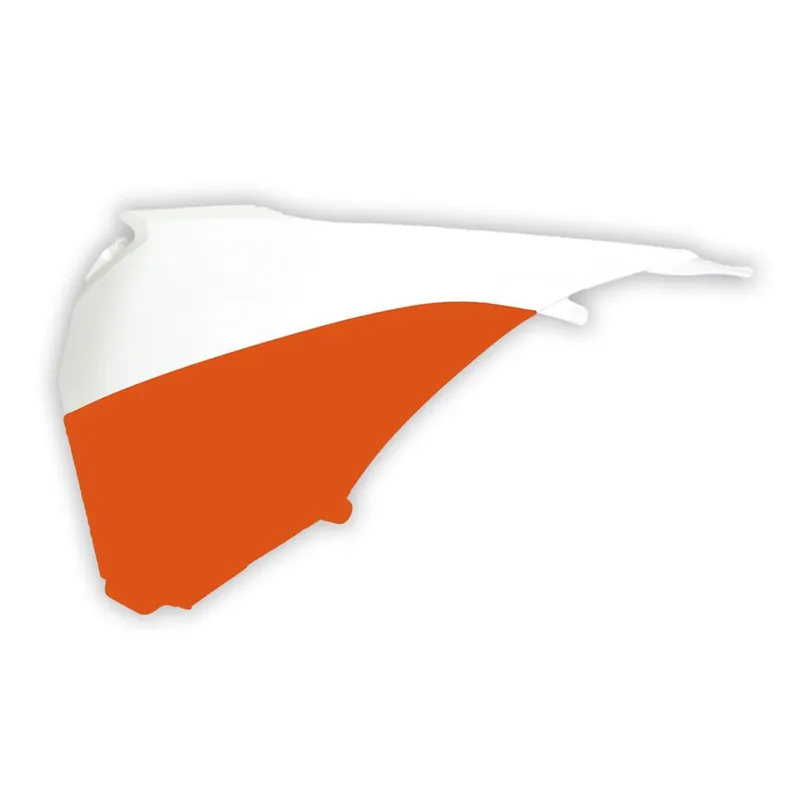 Airbox Abdeckung links SXF 13- 15/ EXC 14-16 2-farbig or/wei Direktkauf