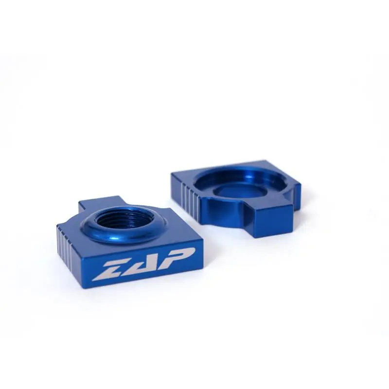 Direkt Vom Hersteller ZAP Achsenblöcke für KTM EXC 98-, SX(F) 98-12, HSQ 2014-, 20mm blau