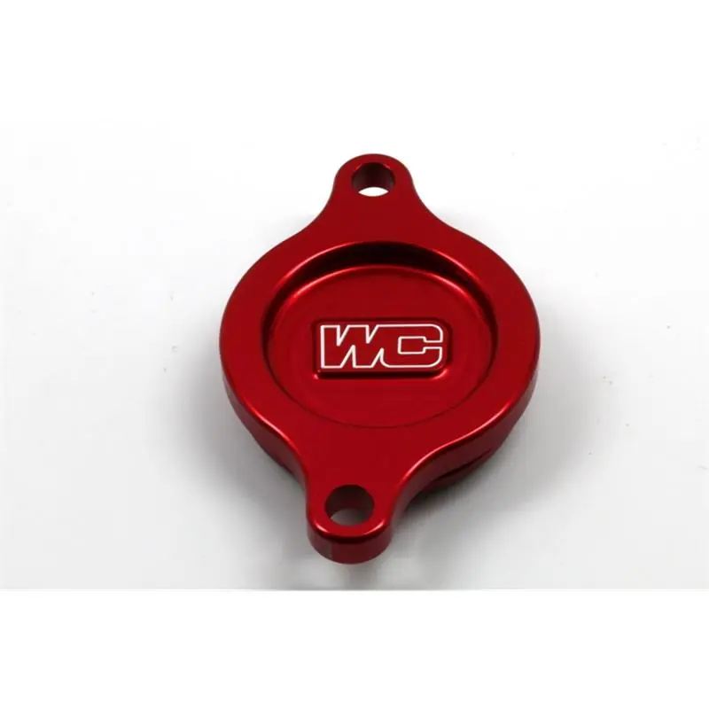 Zertifiziert Works Connection Ölfilterdeckel Suzuki 450 Rot