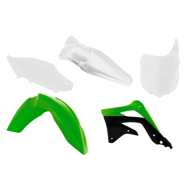 Plastikkit Kawasaki KXF 450 13-15Grün/Schwarz/Weiß 5 tlg. Nur Heute