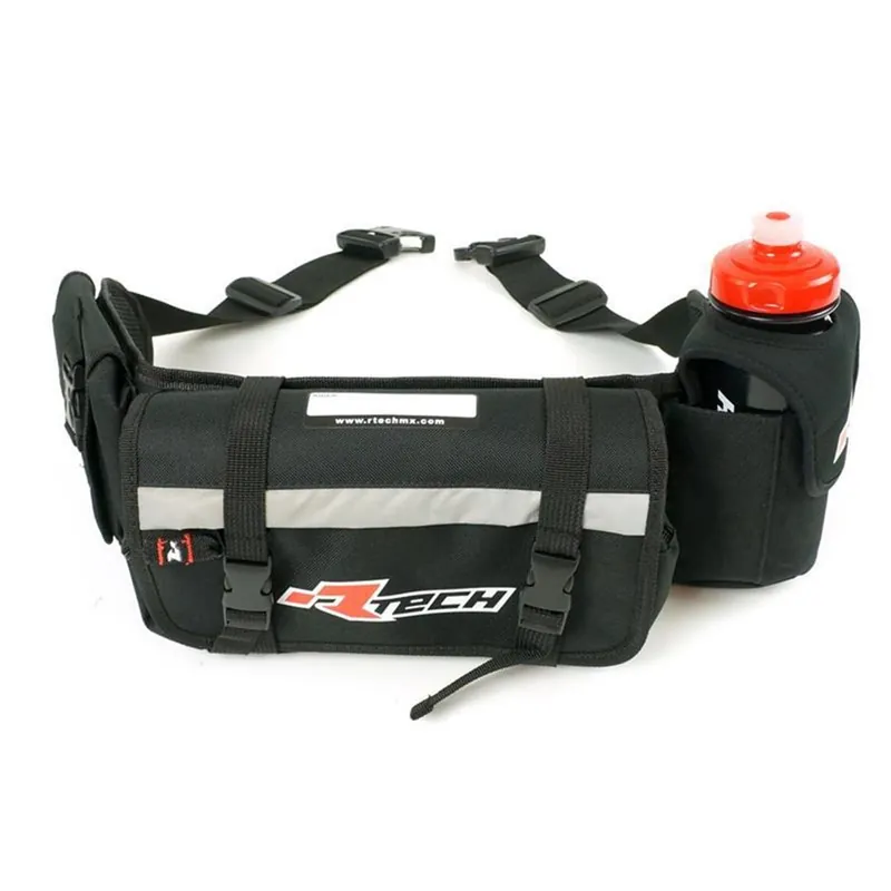 Kostenloser Versand Enduro Gürteltasche mit Trinkflache schwarz/rot