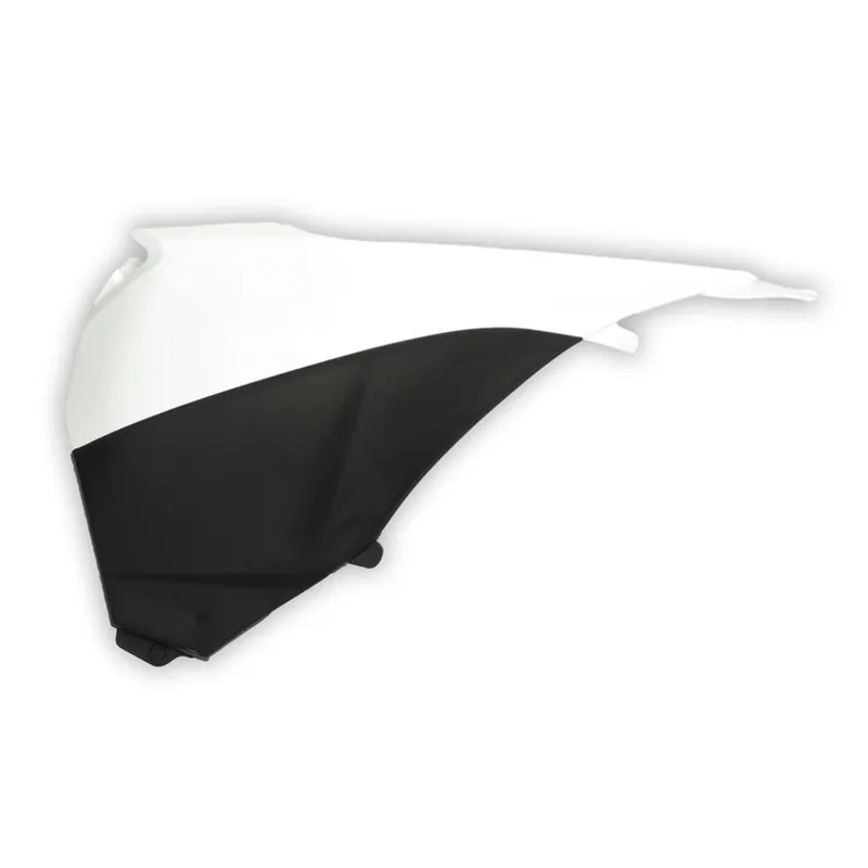 Letzte Chance Airbox Abdeckung links SXF 13- 15/ EXC 14-16 2-farbig wei/sw