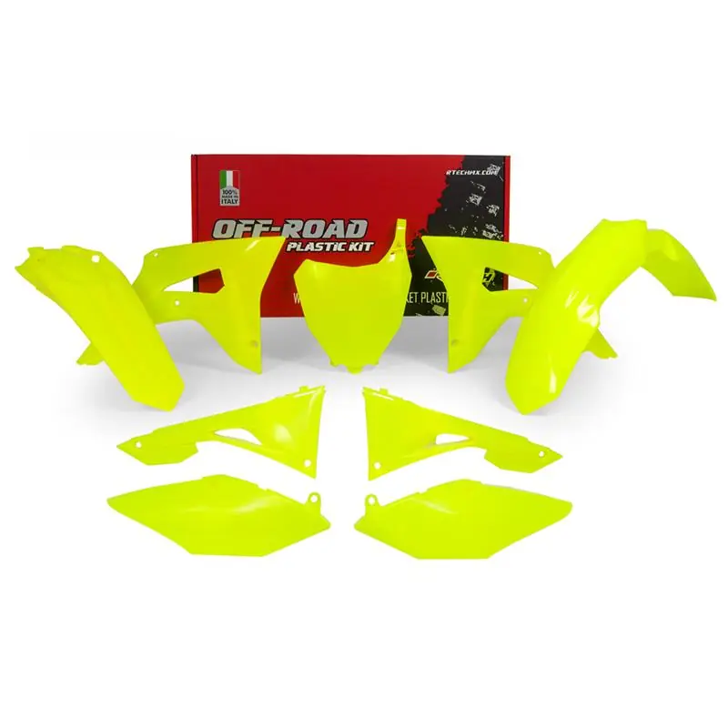 Günstig Rtech Plastikkit Honda CRF 450 17-20 / CRF 250 18-21 Neon Gelb 6tlg.