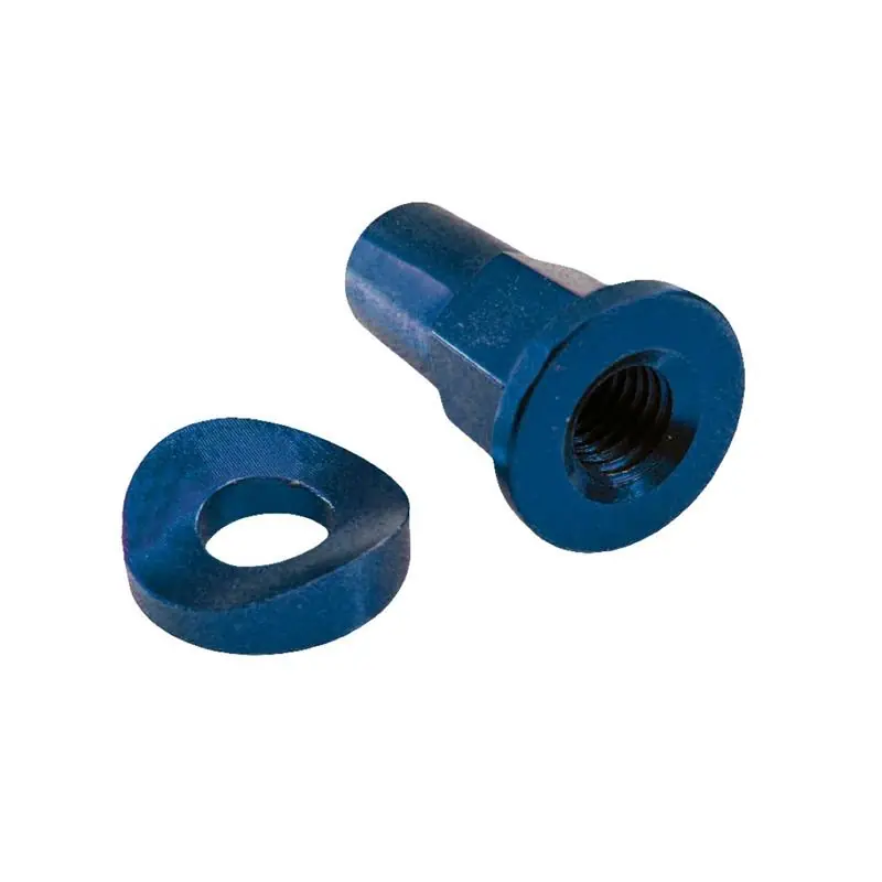 Direktkauf Mutter & Scheibe f. Reifenhalter Alu blau