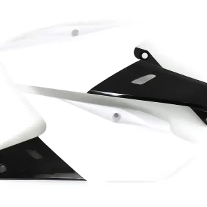 Schneller Versand Seitenteile Yamaha YZF 250 14-18 / YZF 450 14-17 weiss/schwarz