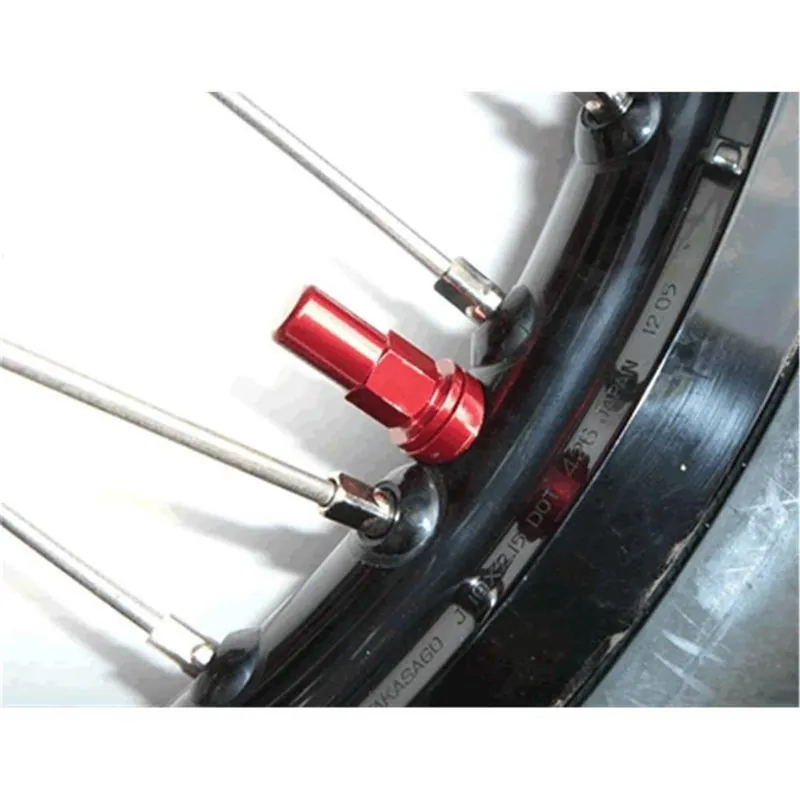 Mutter & Scheibe f. Reifenhalter Alu rot Begrenztes Angebot