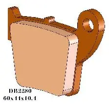 Bremsbeläge hinten Honda CR(F) 02- CARBON Neu