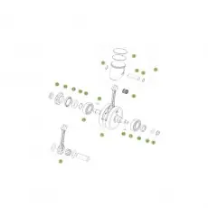 Preiswert Beta RR300 17 Kurbelwelle/Kolben/Ausgleichswelle