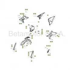 Preisknaller Beta RR250 17 Verkleidung/Sitzbank/Tank 2