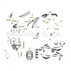 Bestpreis Beta RR250 17 Verkleidung/Sitzbank/Tank 1