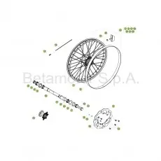 Solange Der Vorrat Reicht Beta RR250 17 Vorderrad