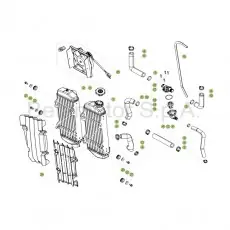 Beta RR250 17 Kühlsystem Meistverkauft