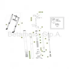 Versand Am Gleichen Tag Beta RR250 17 Gabel