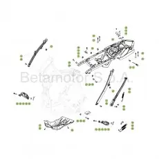 Begrenztes Angebot Beta RR250 17 Rahmen/Zubehör