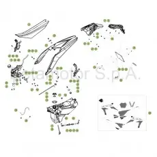 Beta Xtrainer 17 Verkleidung/Sitzbank/Tank 2 Neue Ware