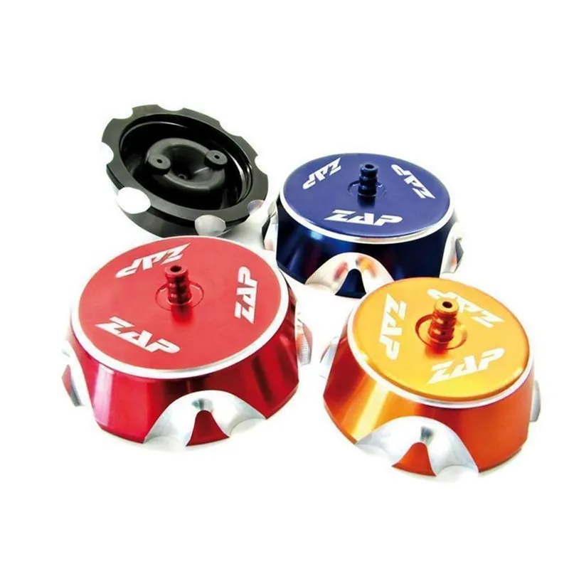 Tankdeckel Aluminium CNC-gefräßt Honda CRF 02-05, RMZ 250 07-09 blau Kostenfreie Lieferung