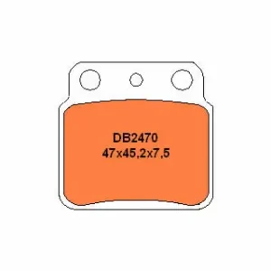 Zertifiziert Bremsbeläge hinten Quad Kawasaki KSF 400, Suzuki LTZ 400 Quad