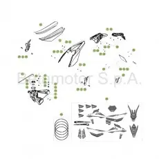 Preiswert Beta RR390 Racing 17 Verkleidung/Sitzbank/Tank 1