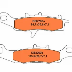 Bremsbeläge vorne Quad Kawasali KVF700 04-09 KFX / KSF 450 08- rechts Rabatt