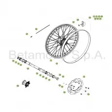 Neu Beta RRR390 Racing 17 Vorderrad