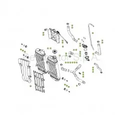 Top-Preis Beta RR390 Racing 17 Kühlsystem