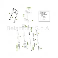 Zertifiziert Beta RR390 Racing 17 Gabel