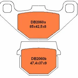Wochenendangebot Bremsbeläge hinten Suzuki RM 80 / 85 -2004