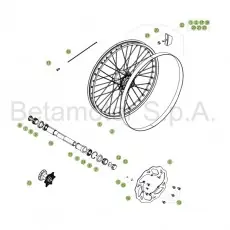 Beta RR430 Racing 17 Vorderrad Preis Gesenkt