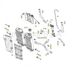 Zertifiziert Beta RR430 Racing 17 Kühlsystem