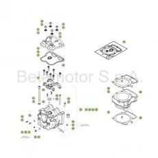 Beta RR430 Racing 17 Zylinder/Zylinderkopf/Ventieltrieb 1 Sonderaktion