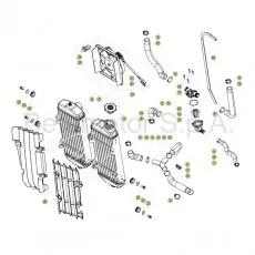 Billig Beta RR480 Racing 17 Kühlsystem