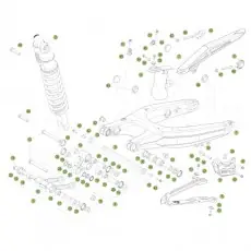 Beta RR480 Racing 17 Schwingarm/Federbein 1 Sonderangebot