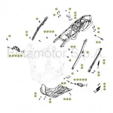 Highlight Beta RR480 Racing 17 Rahmen/Zubehör