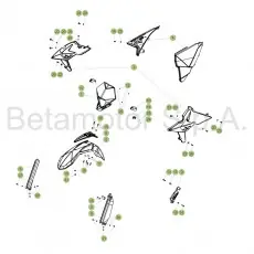 Preiswert Beta RR350 17 Verkleidung/Sitzbank/Tank 2