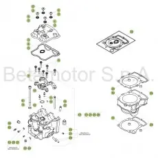 Mega-Angebot Beta RR390 17 Zylinder/Zylinderkopf/Ventiltrieb 1