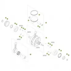 Beta RR390 17 Kurbelwelle/Kolben/Ausgleichswelle 2 Rabatt