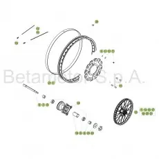 Beta RR50 17 Vorderrad Begrenztes Angebot