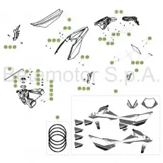 Beta RR480 17 Verkleidung/Sitzbank/Tank 1 Schnäppchen
